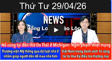 6am Friday 3/13/26 Thứ Tư 29/04/26