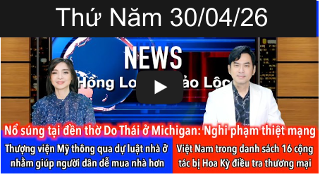 6am Friday 3/13/26 Thứ Năm 30/04/26