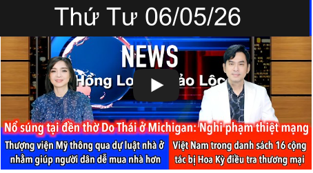 6am Friday 3/13/26 Thứ Tư 06/05/26