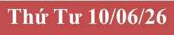 Thứ Tư 10/06/26