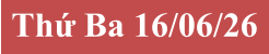 Thứ Ba 16/06/26