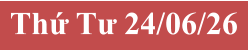 Thứ Tư 24/06/26