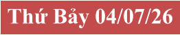 Thứ Bảy 04/07/26