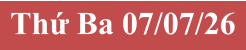 Thứ Ba 07/07/26