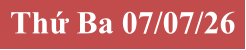 Thứ Ba 07/07/26