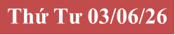 Thứ Tư 03/06/26
